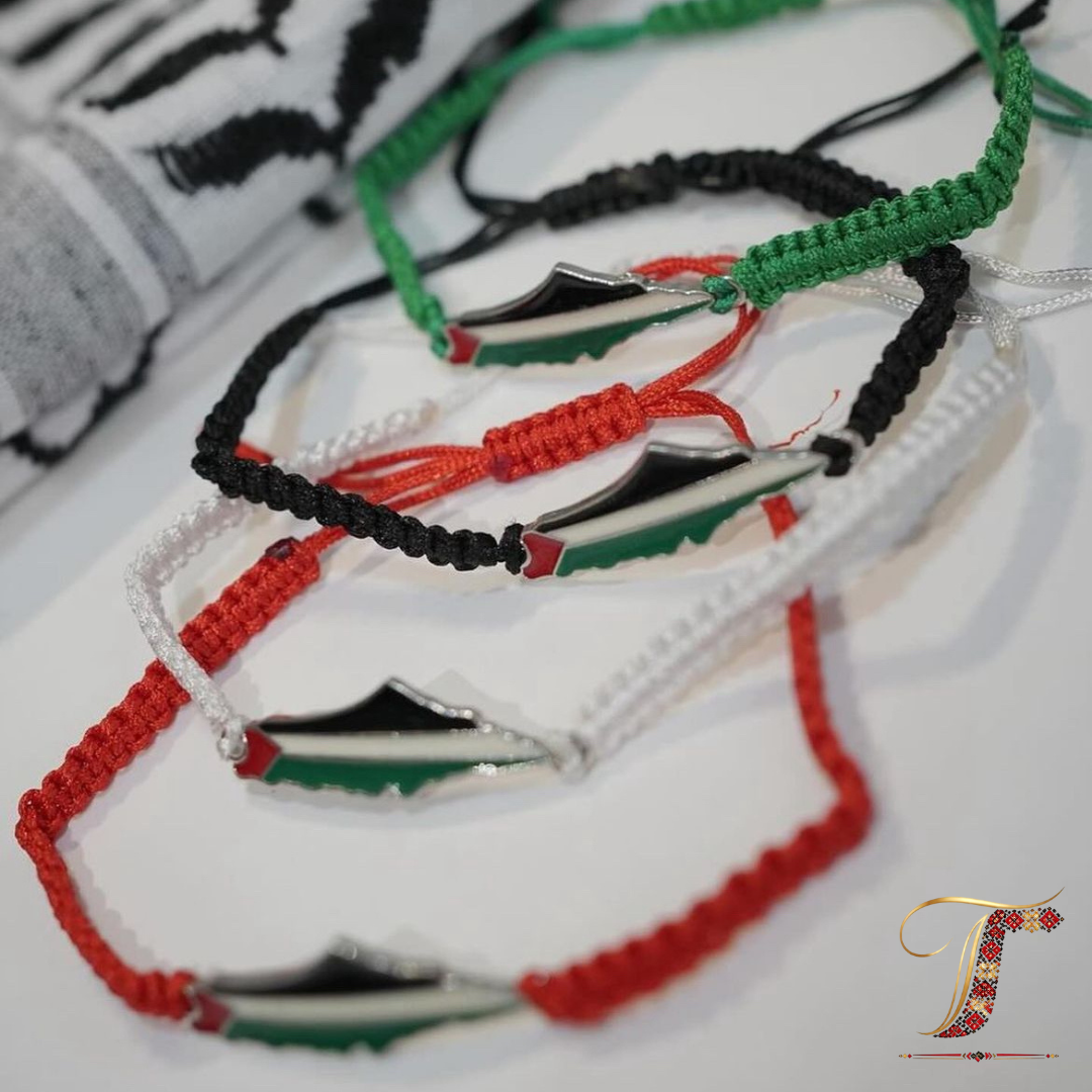 Bracelet en tissu réglable - Disponible en 4 couleurs