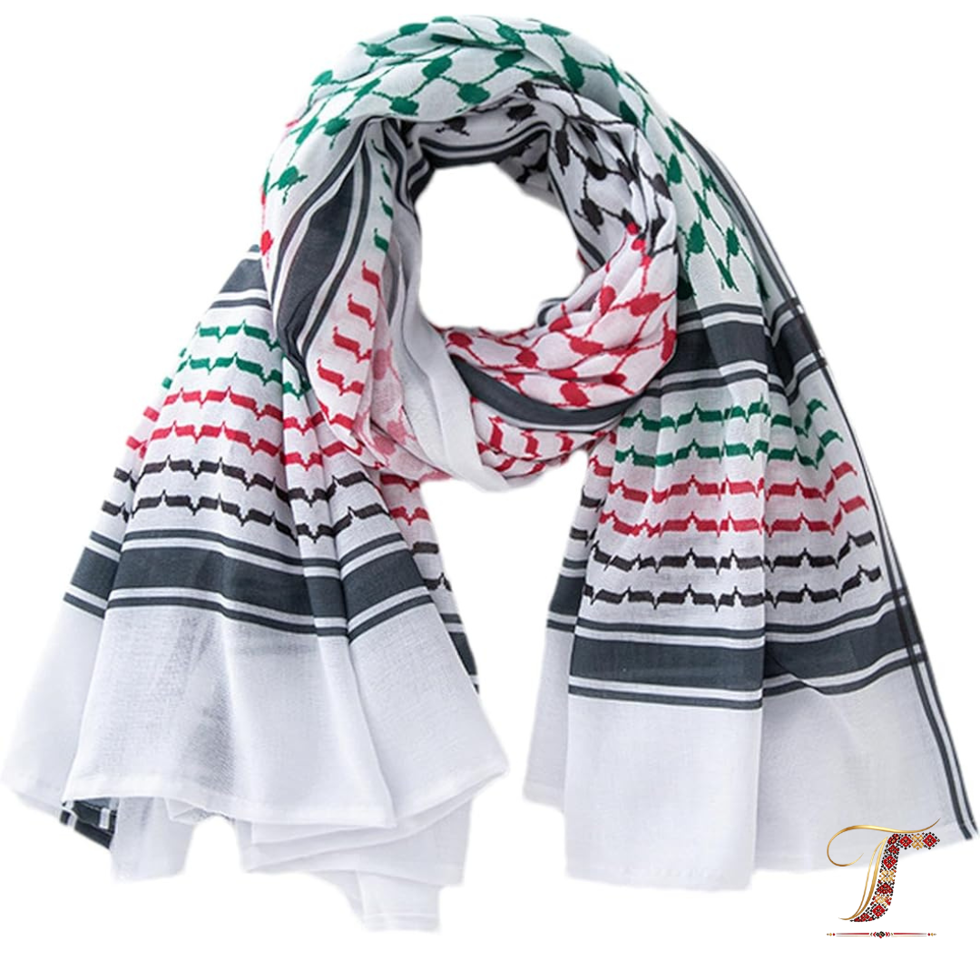 Keffieh Traditionnel Palestinien