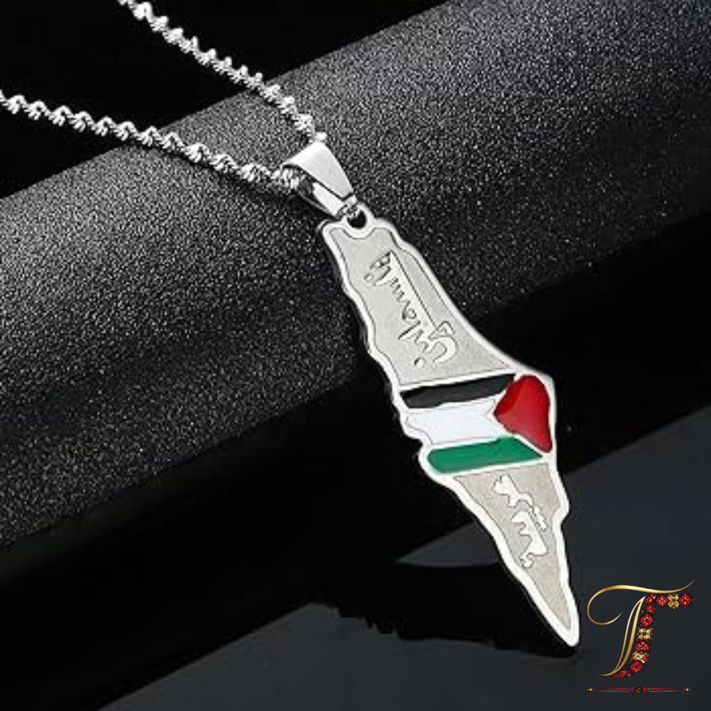 Collier Palestine – Acier Inoxydable