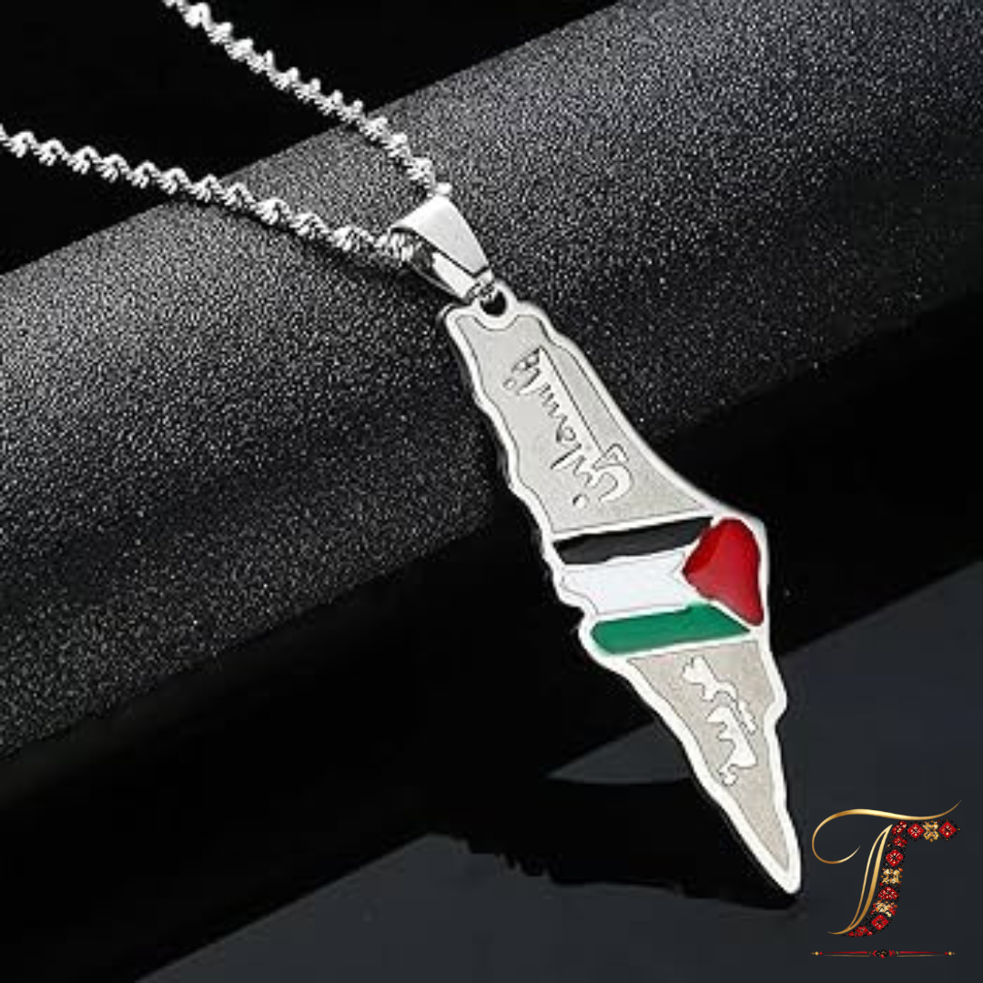 Collier Palestine – Acier Inoxydable