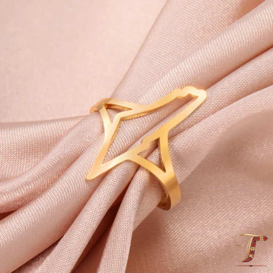 Bague Palestine contour