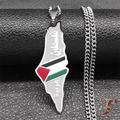 Collier Palestine – Acier Inoxydable