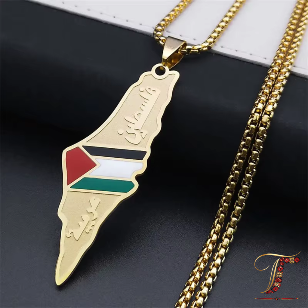 Collier Palestine – Acier Inoxydable