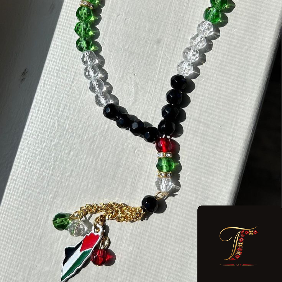 Misbaha / chapelet couleur de la Palestine