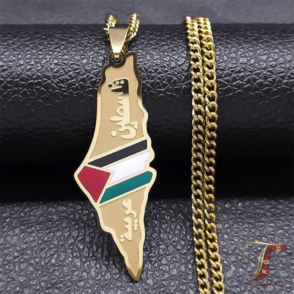 Collier Palestine – Acier Inoxydable