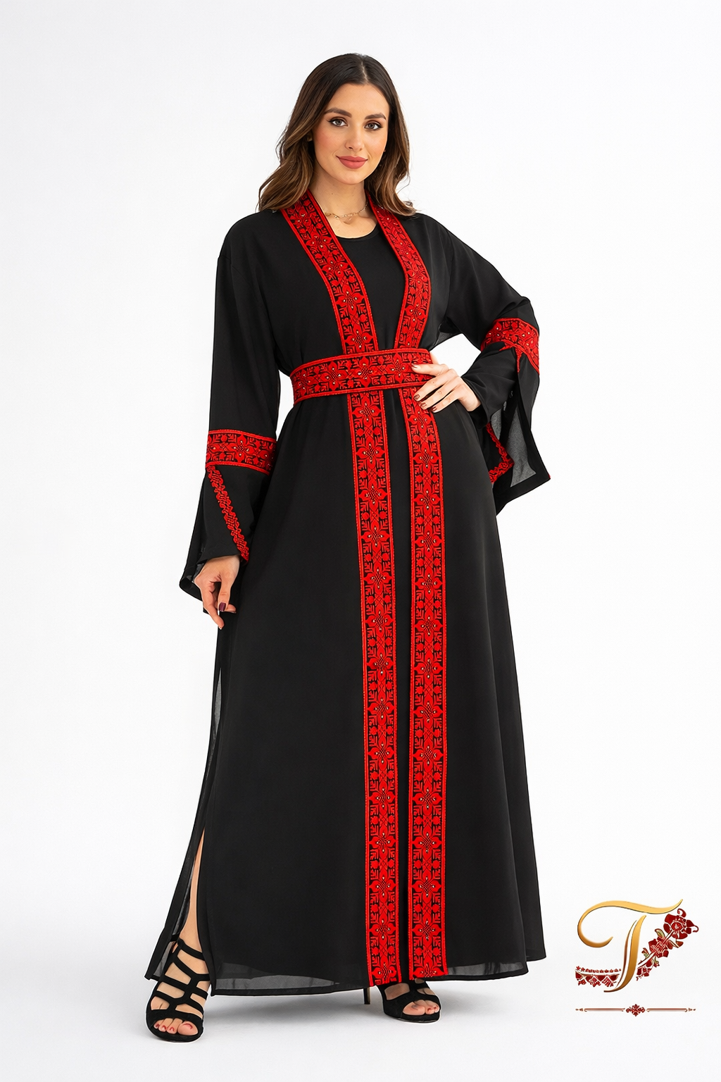 Robe abaya palestinien